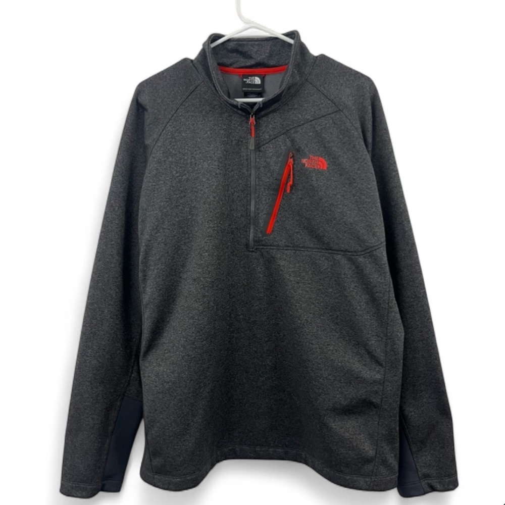 The North Face lightweight spring fleece 1/4 Zip pullover hiking Mens XL